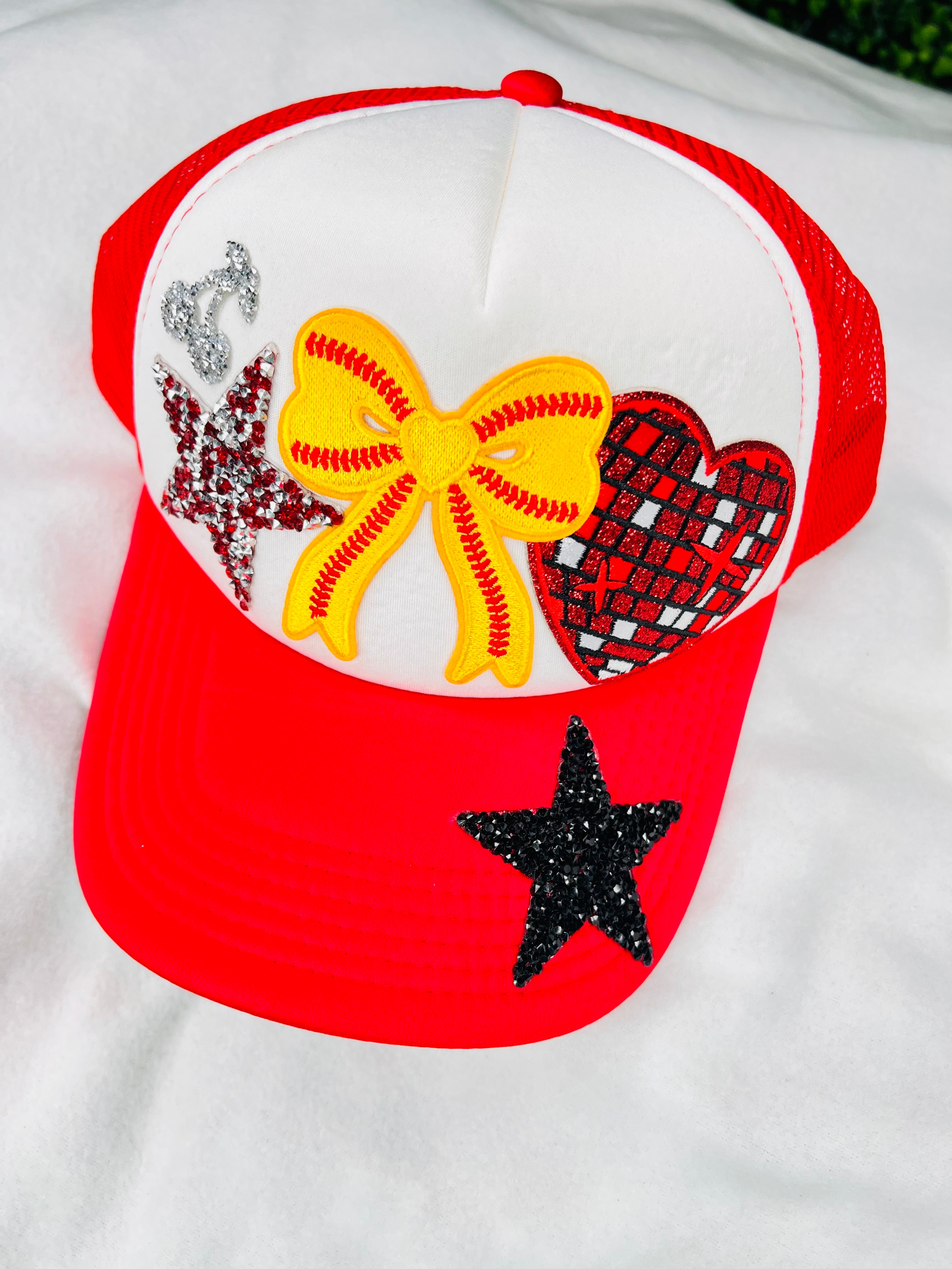 Softball trucker hat