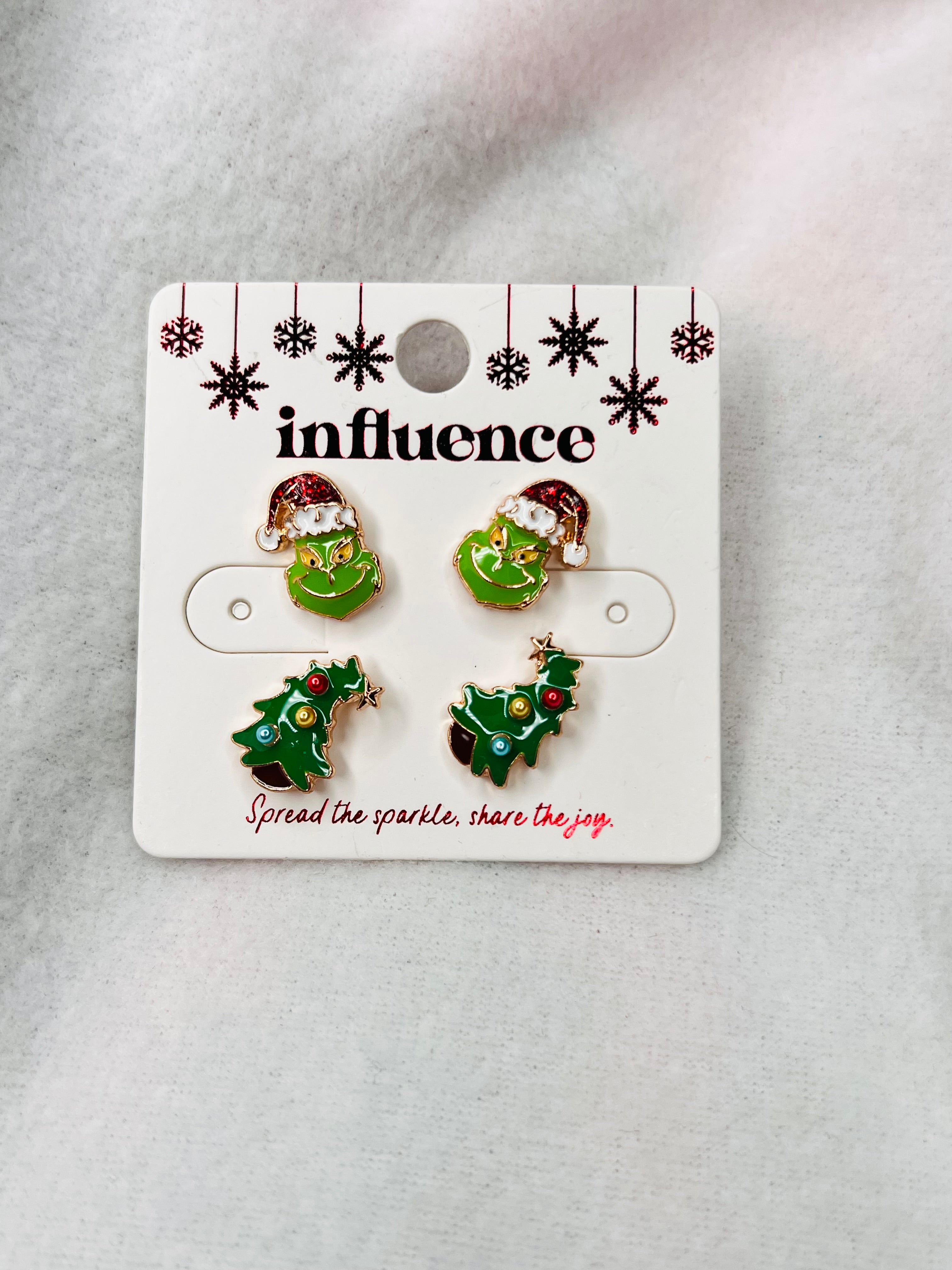 Grinch set two-piece stud