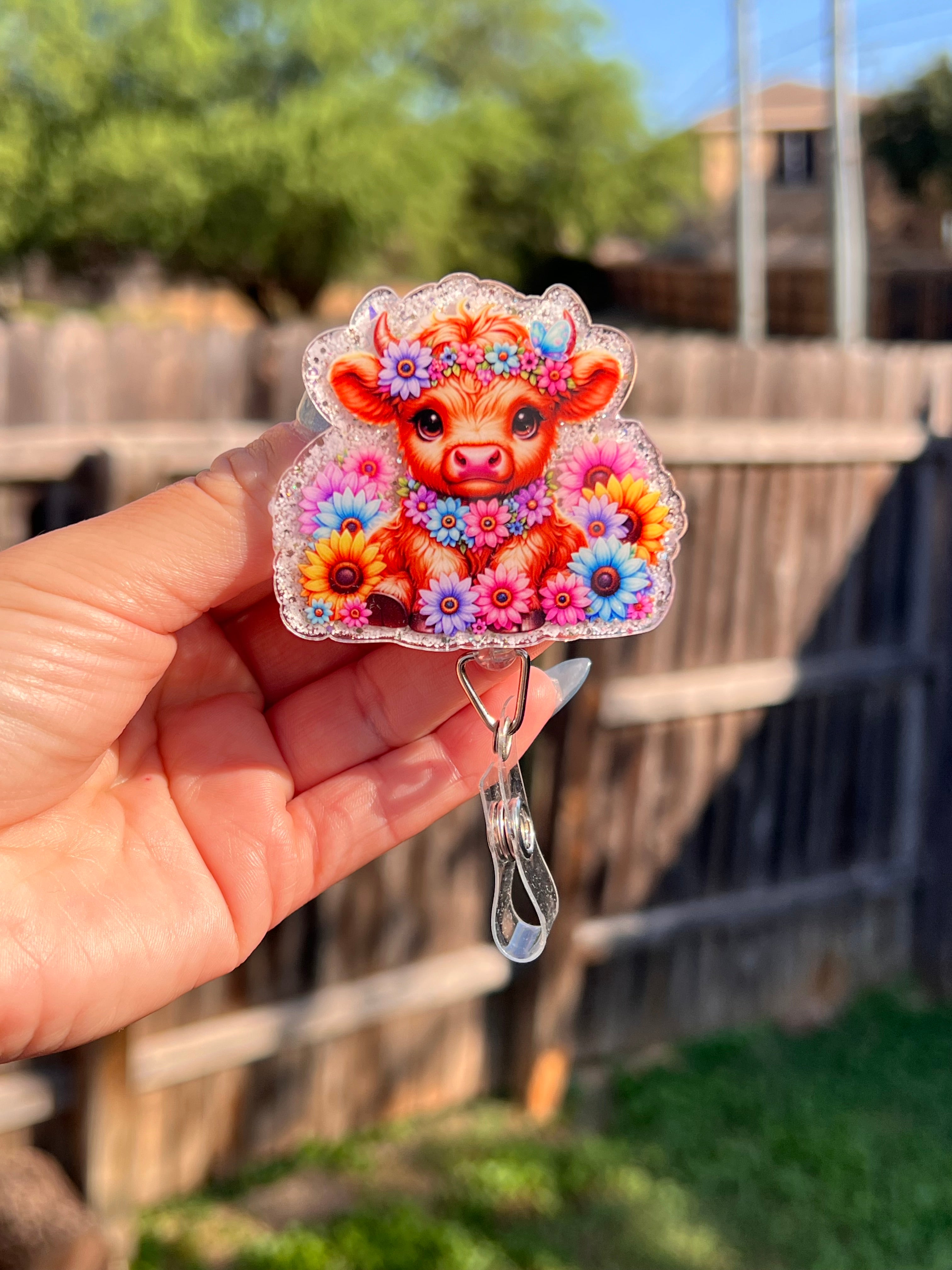 Hippie heifer badge