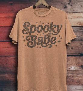 Spooky Babe mineral wash tee