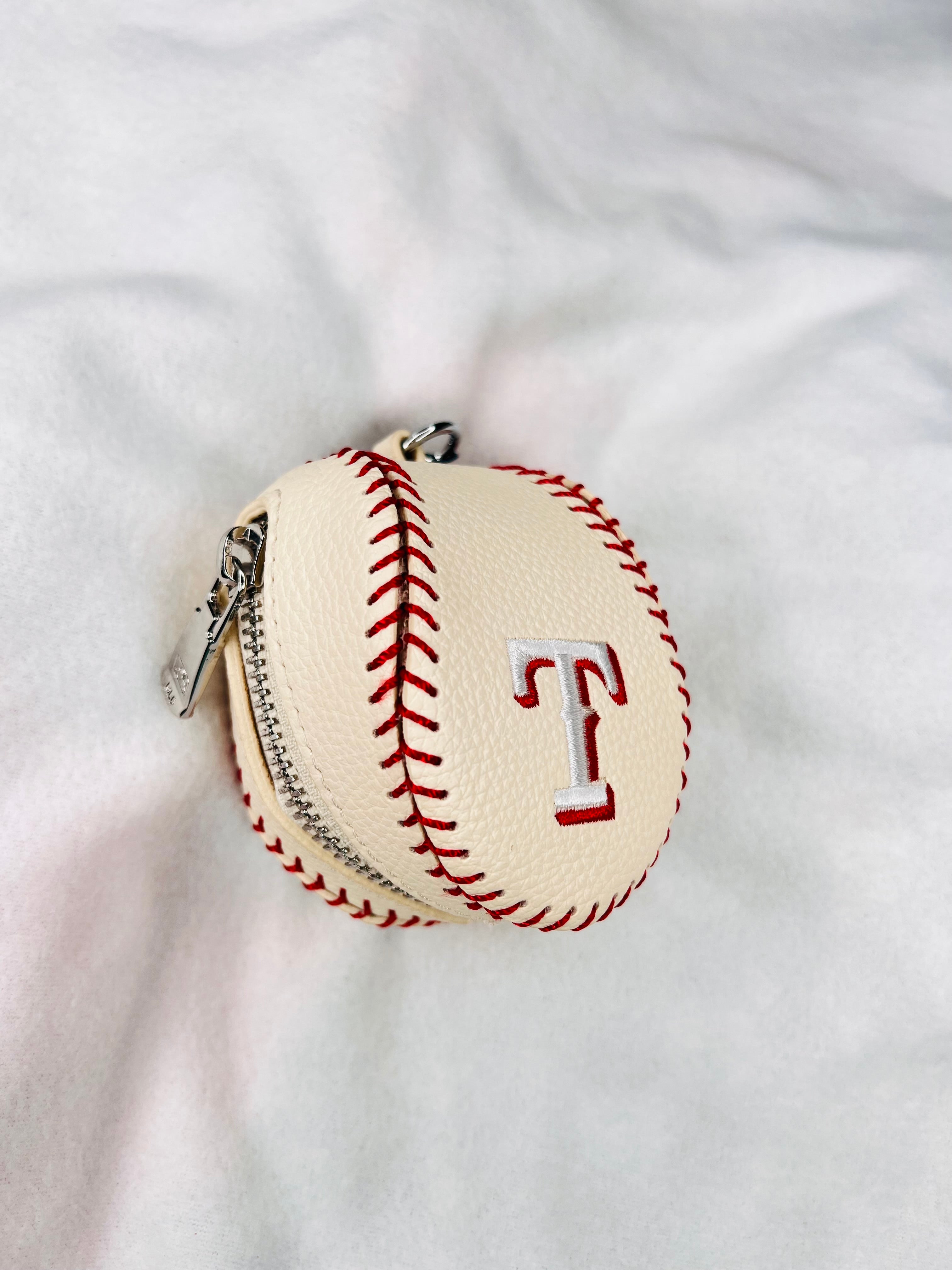 Texas baseball coin purse