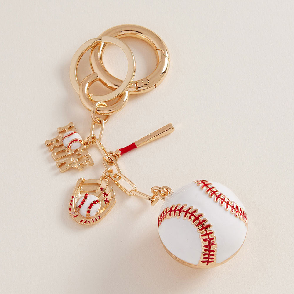 Baseball keychain