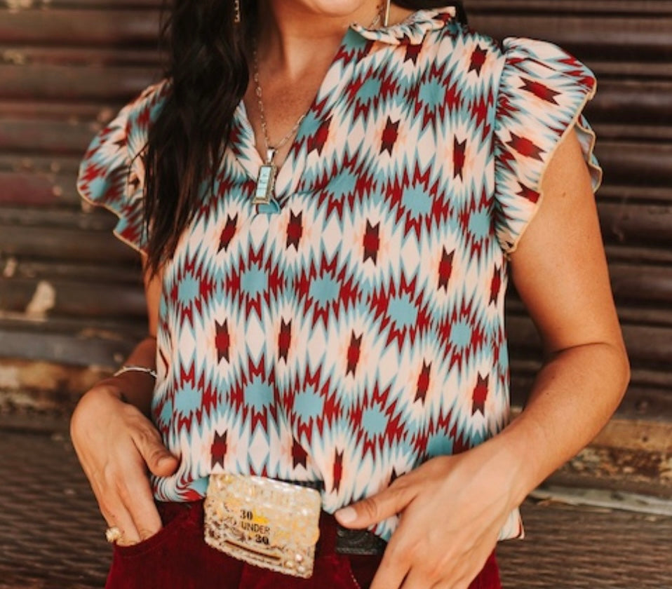 Western rowdy top