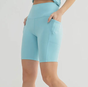 Sky blue shorties