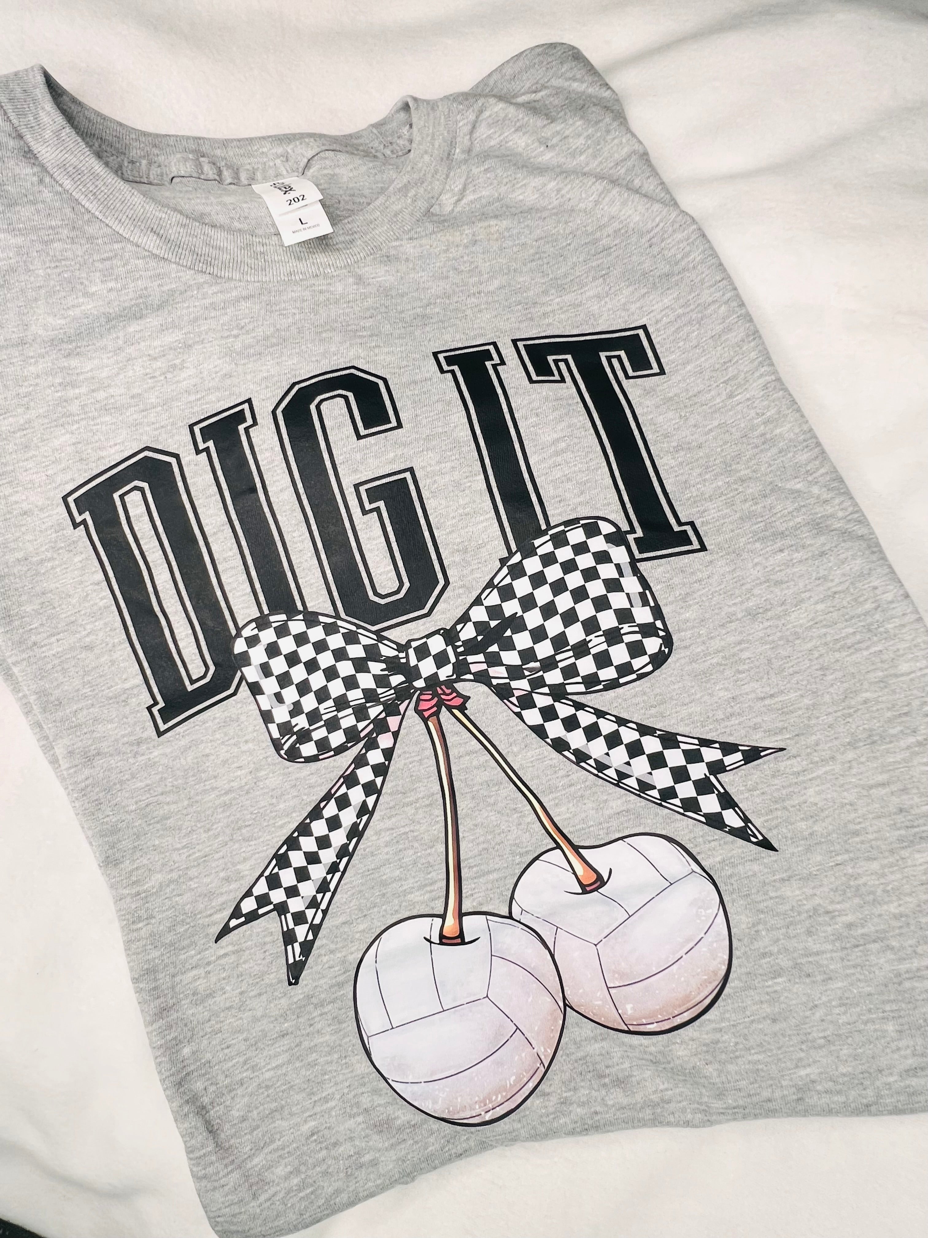 Dig it volleyball tee