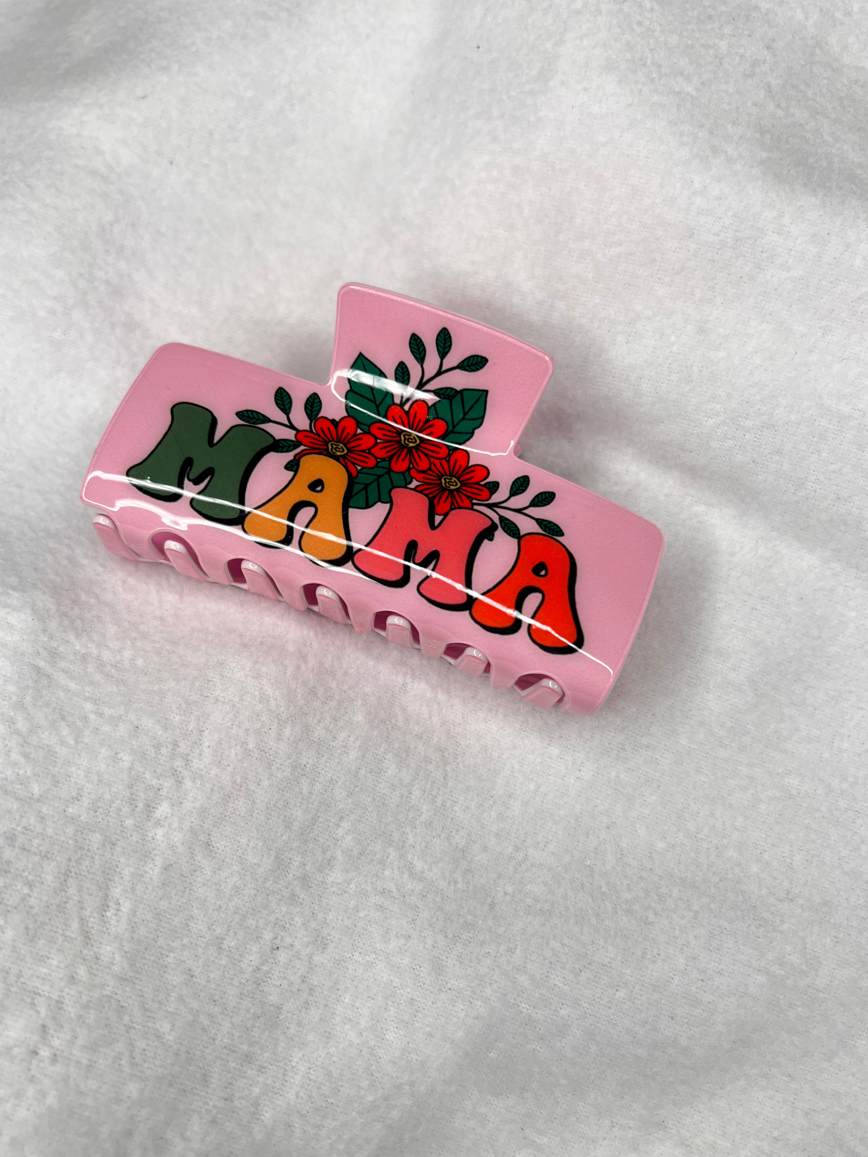 Floral Mama clip