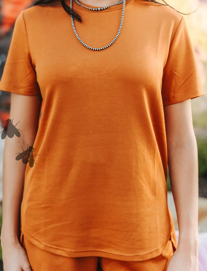 Cloud basic regular fit rust