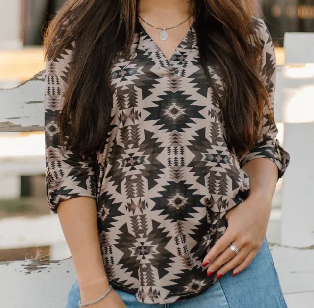Aztec shadow top