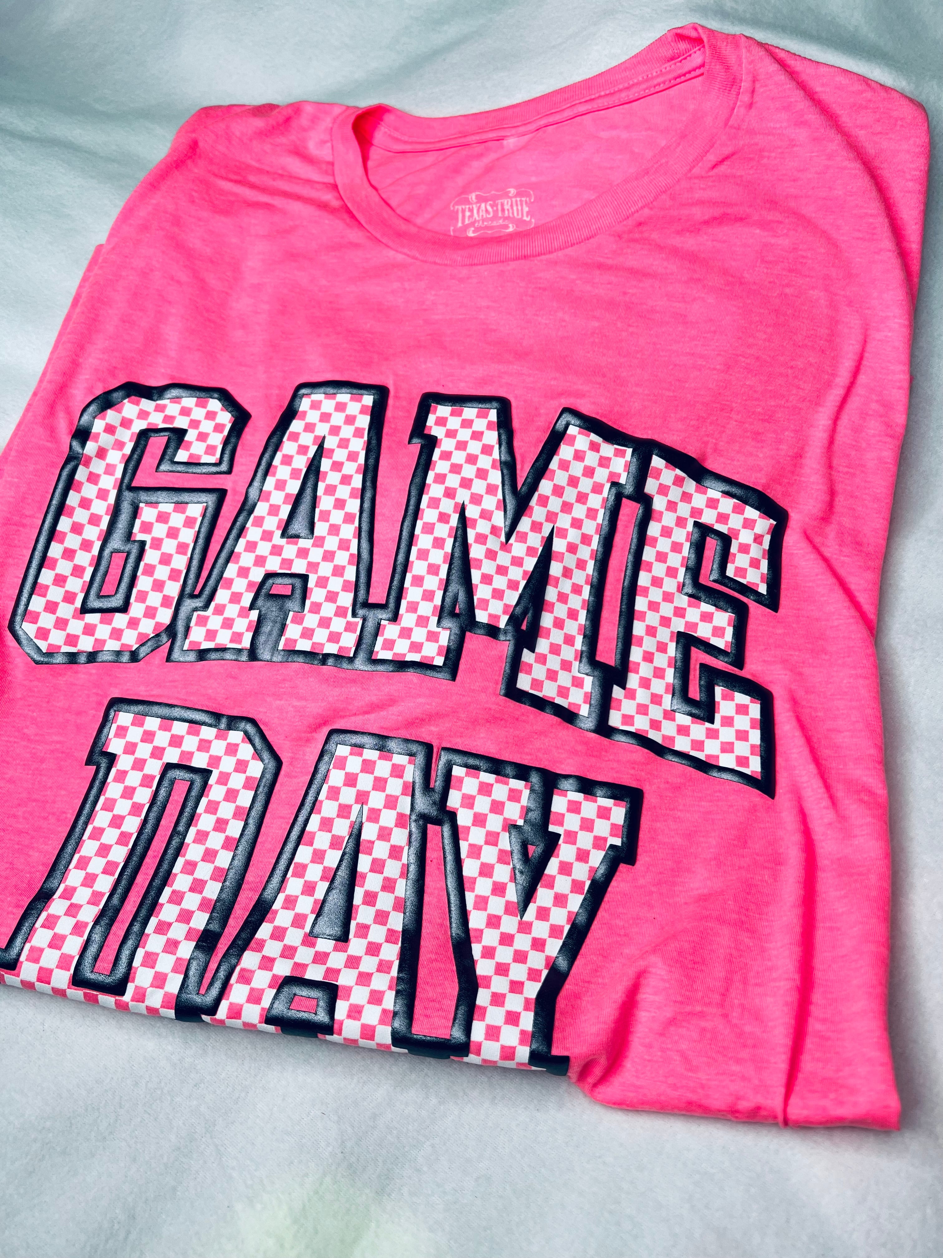 Pink puff game day