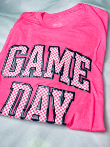 Pink puff game day