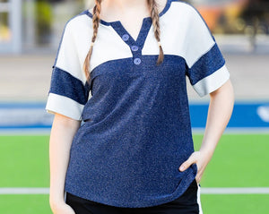 Cowboy shimmer top
