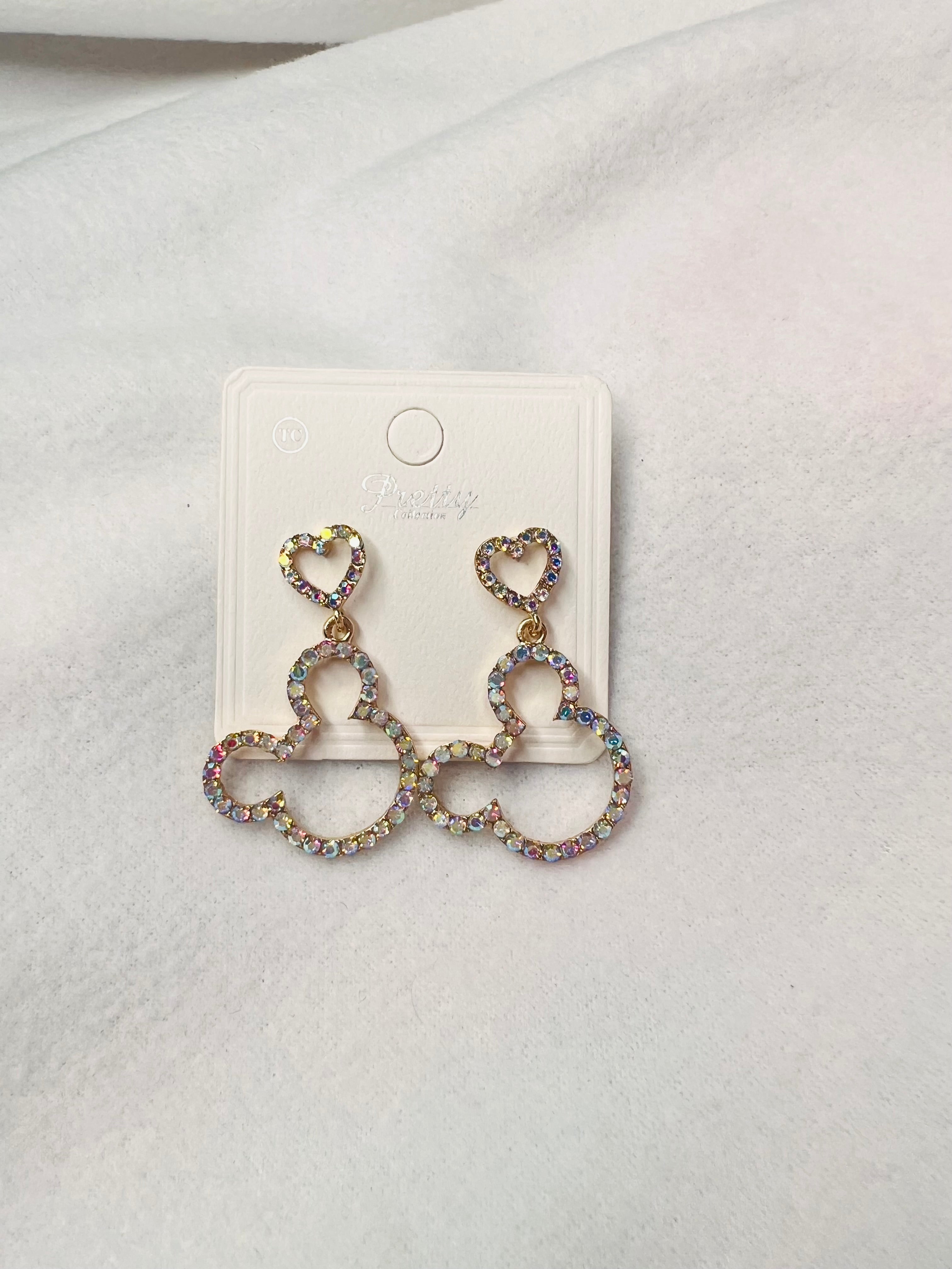 Mickey dangle earrings