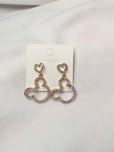 Mickey dangle earrings