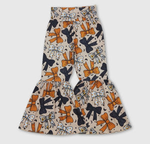 Youth Halloween bow bellbottoms