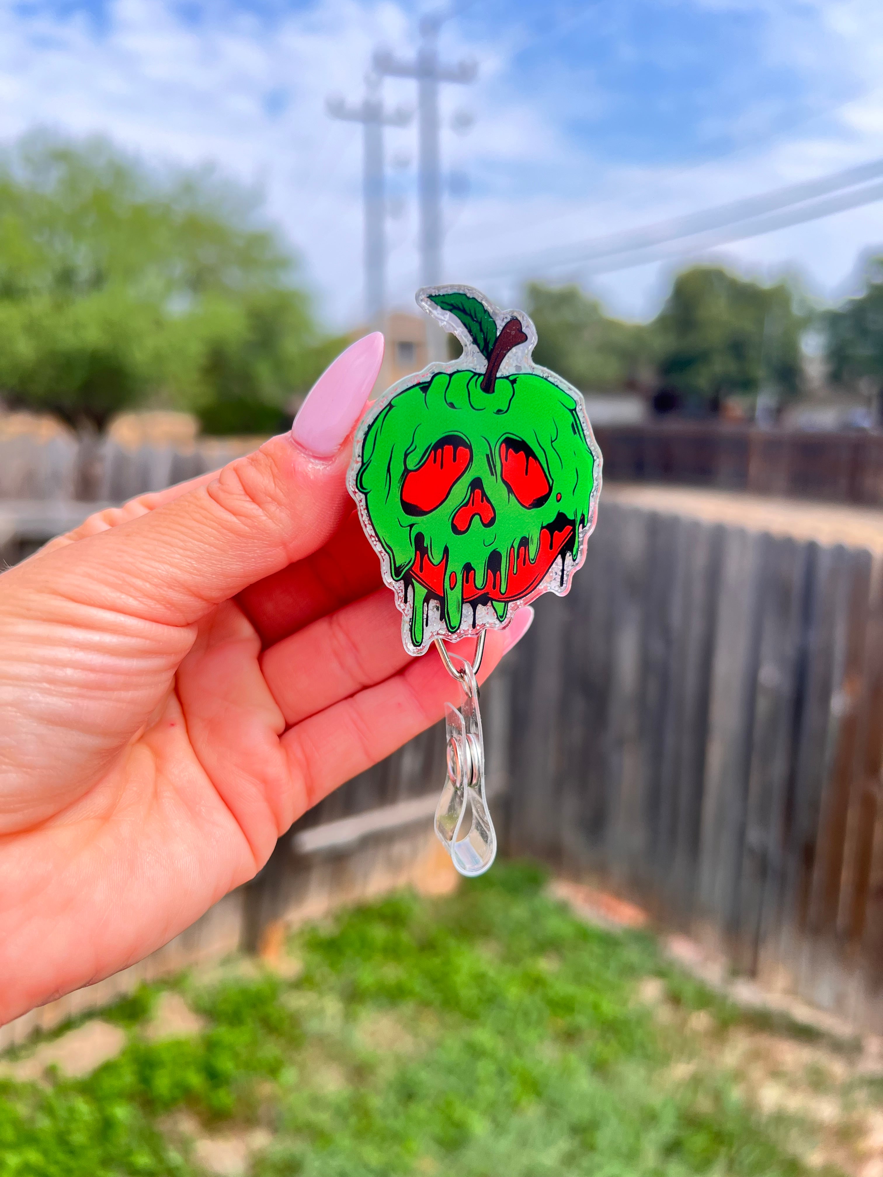 Poison apple badge