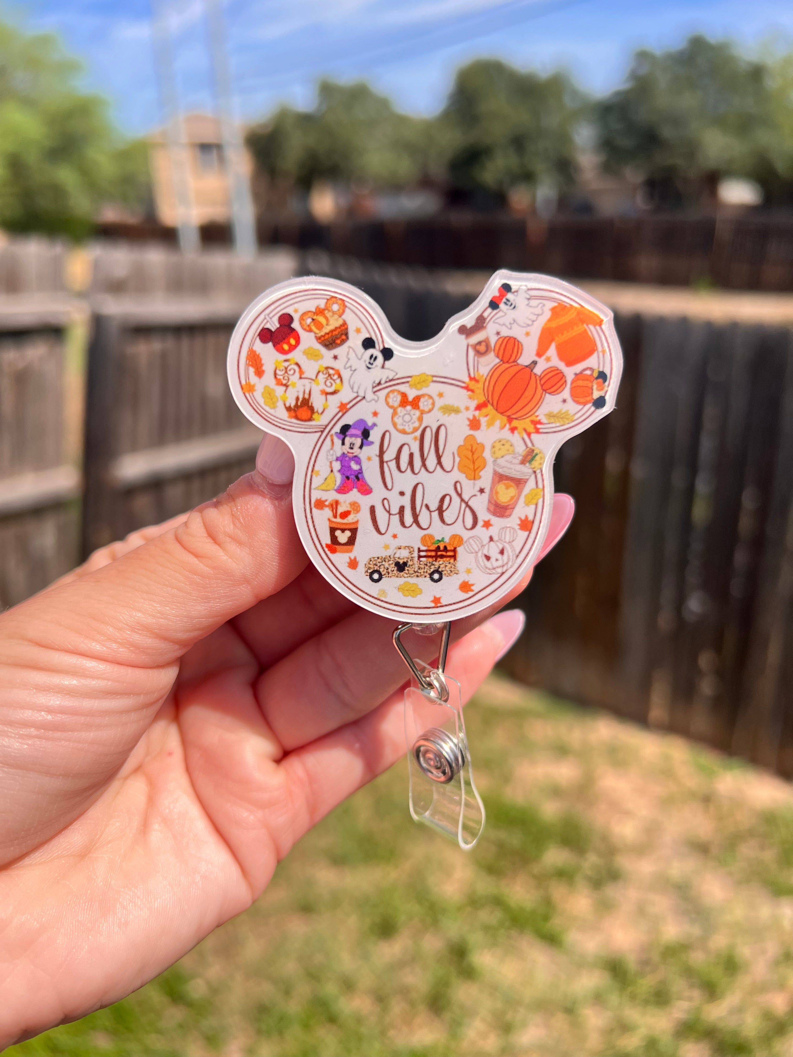 Fall vibes badge