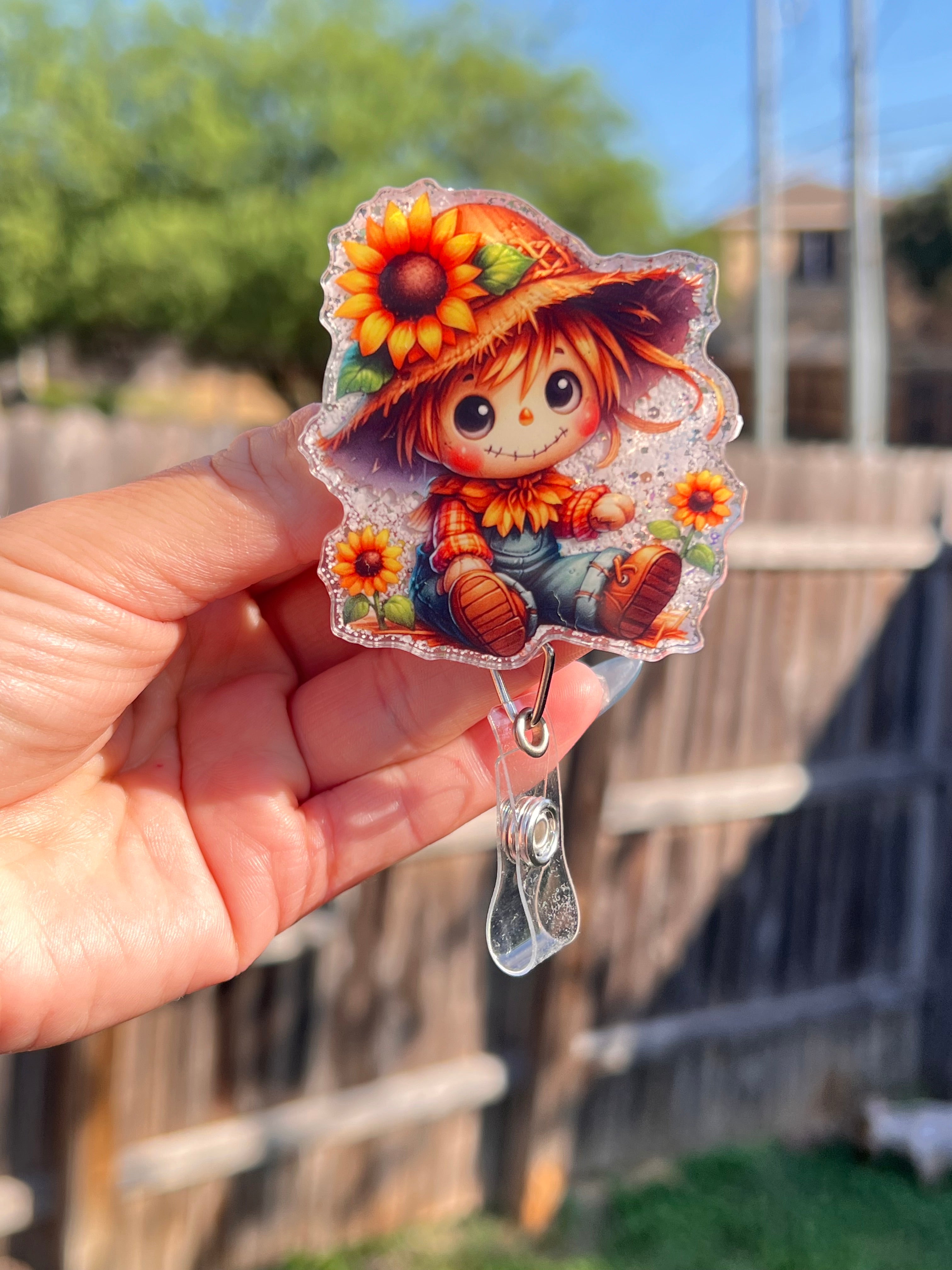Scarecrow badge