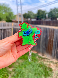 Oogie stitch badge