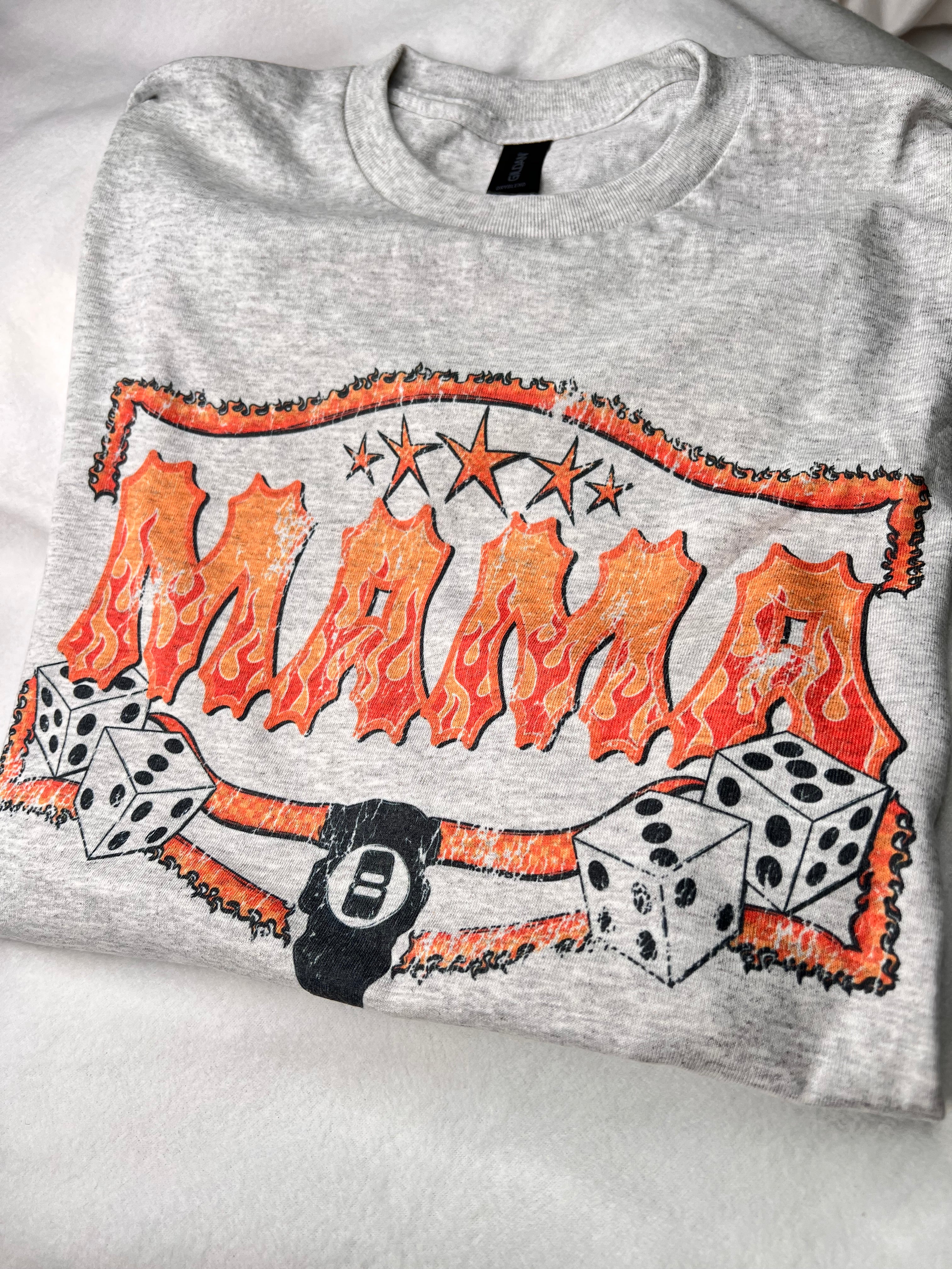 Rolling dice mama tee