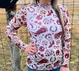 Hey, pretty girl mesh top