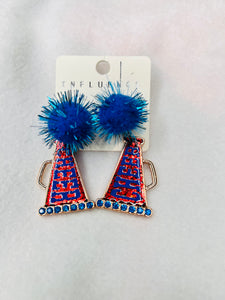 Cheer dangle earrings