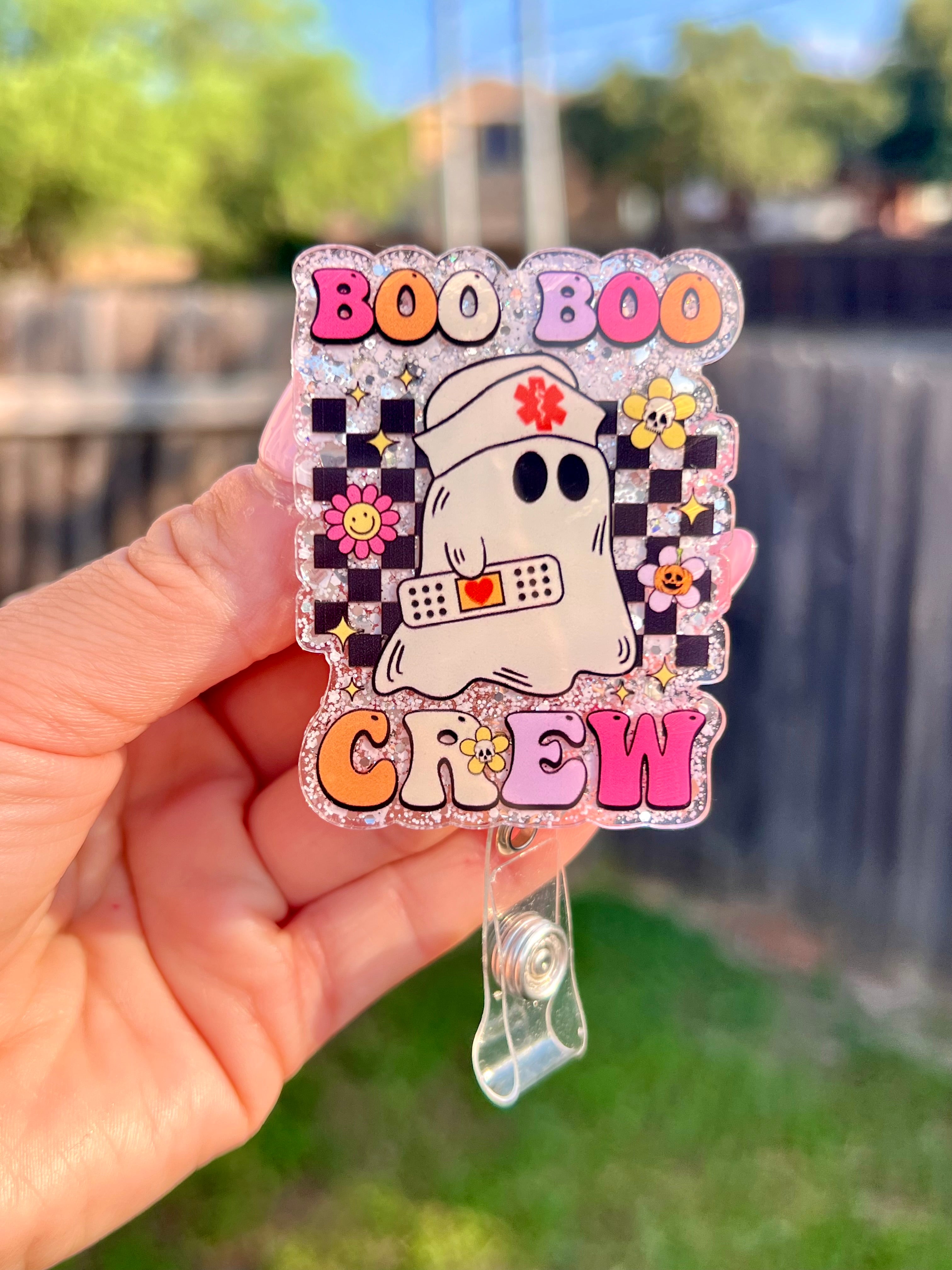 Boo boo crew badge