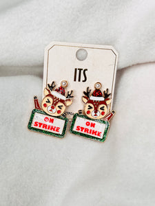Jojo on strike earrings