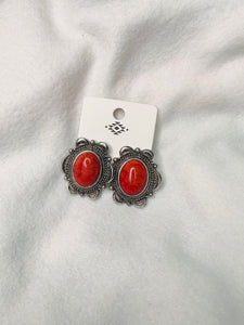 Rust orange Western studs