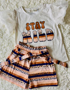 Youth stay wild two piece set