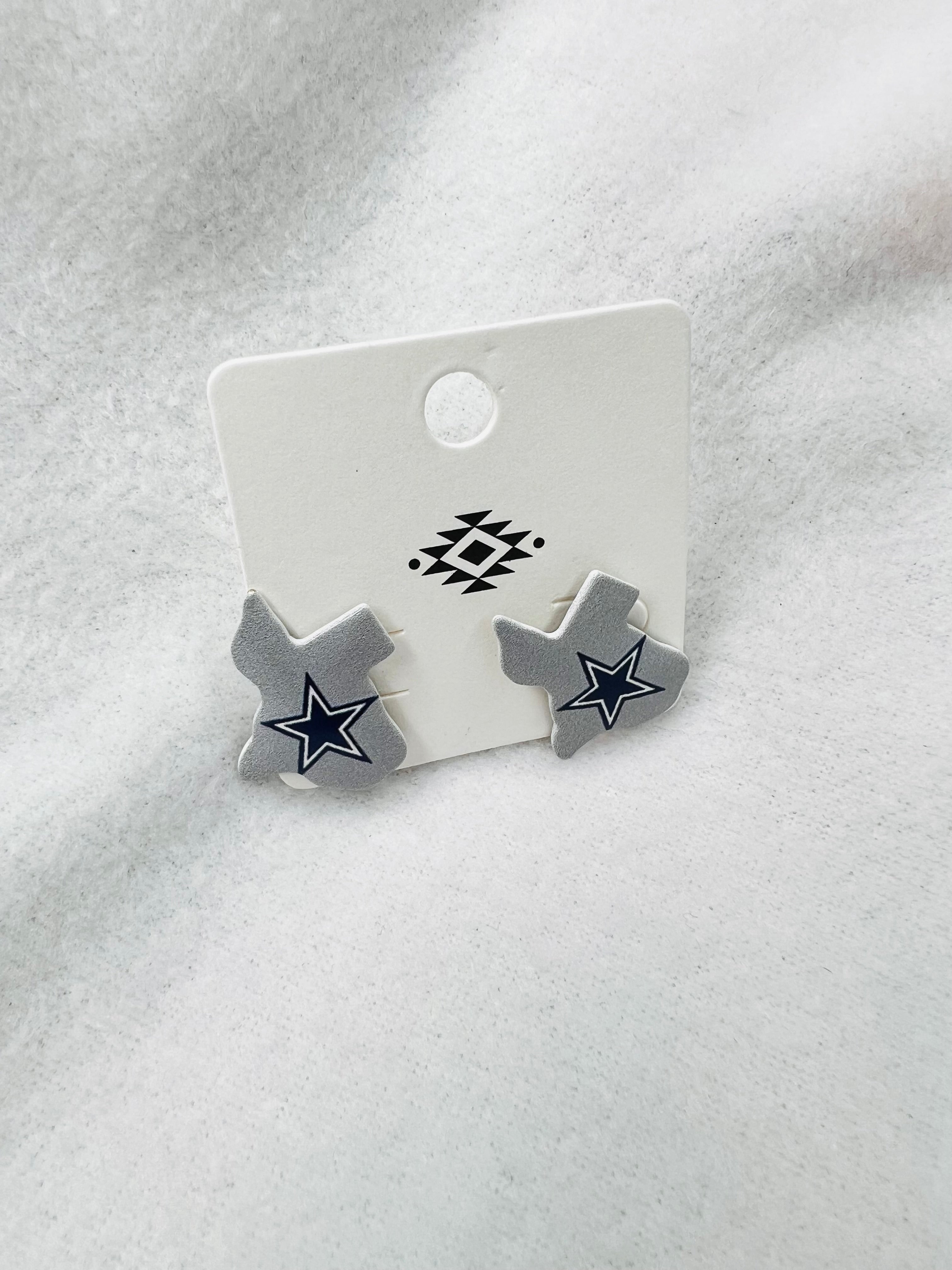 Texas cowboy star studs