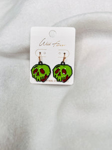 Poison apple earrings