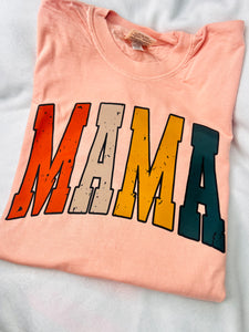 Peach mama tee