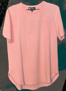 Cloud, basic pink top